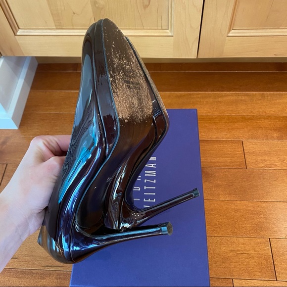 Stuart Weitzman Platswoon Platform Pump in Port - Picture 9 of 11